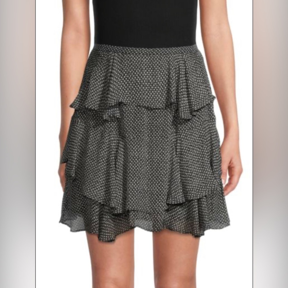 BAILEY 44 🆕 Mickey Starry-Print Mini Skirt. Sz8. Very Flattering/Versatile 🤩
